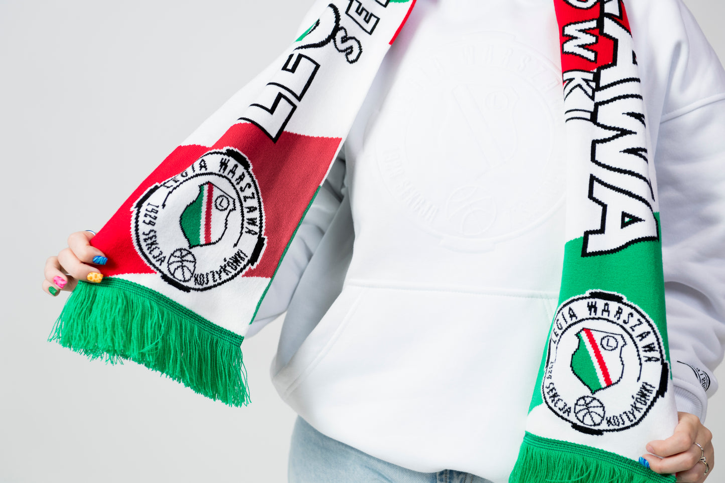 Szalik Kibica Legia Warszawa - Sekcja Koszykówki